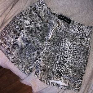 Leopard shorts